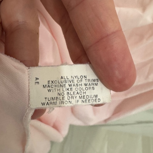 Vintage Shadowline Elegant Pink Lace Nightgown - Picture 4 of 6